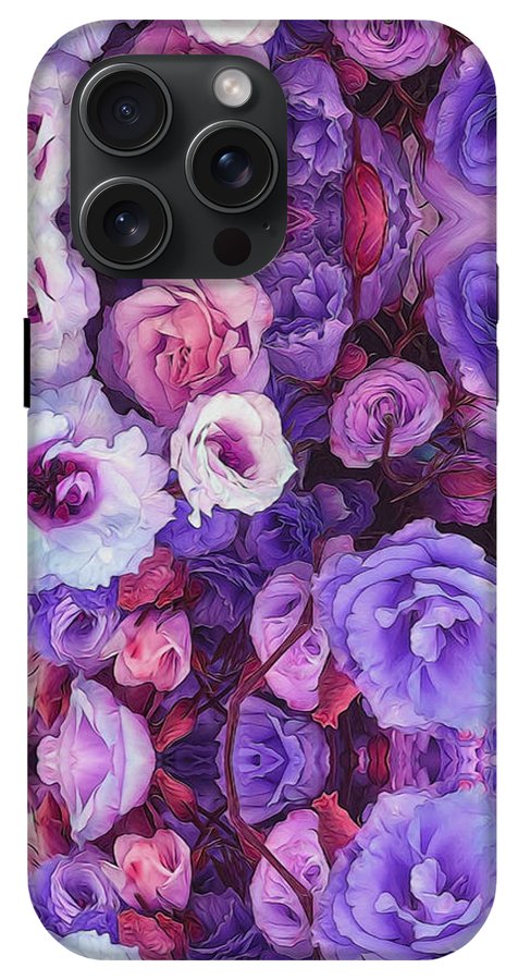 Purple Flower Kaleidoscope - Phone Case