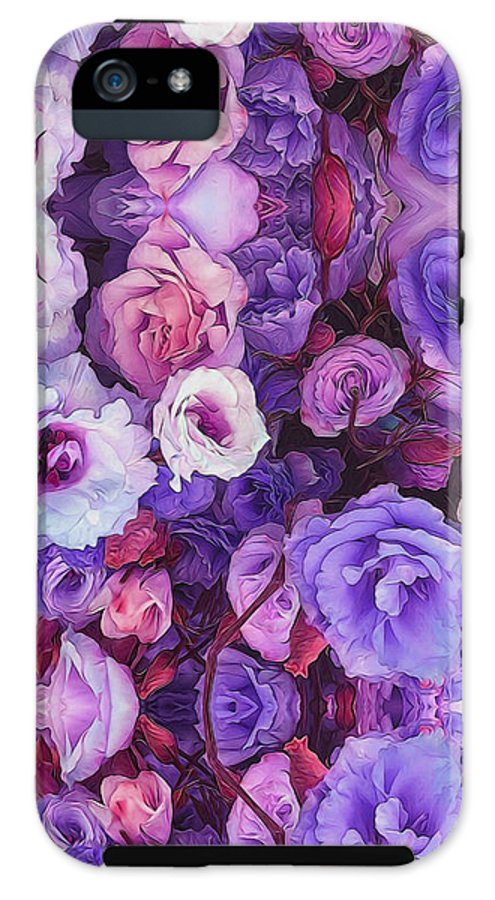 Purple Flower Kaleidoscope - Phone Case