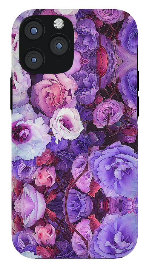 Purple Flower Kaleidoscope - Phone Case