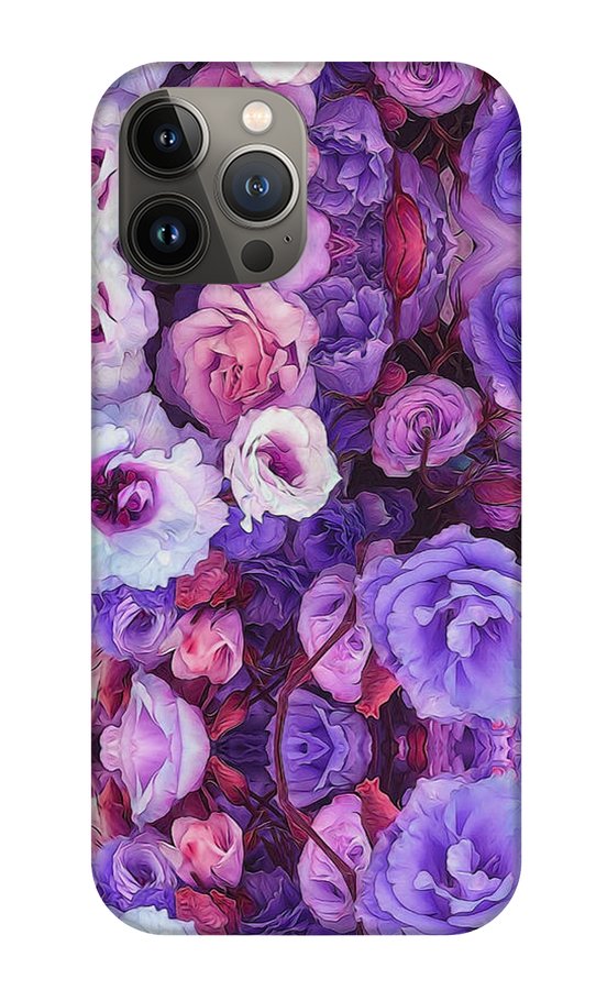 Purple Flower Kaleidoscope - Phone Case