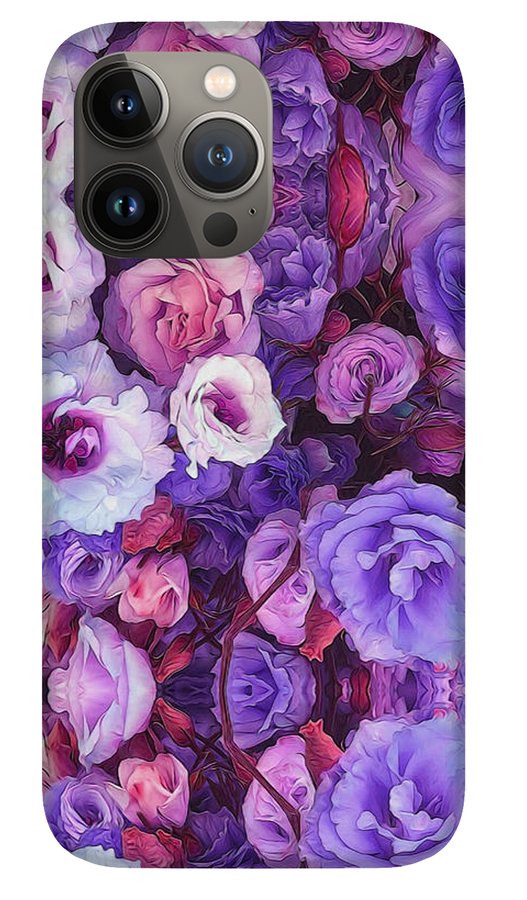 Purple Flower Kaleidoscope - Phone Case