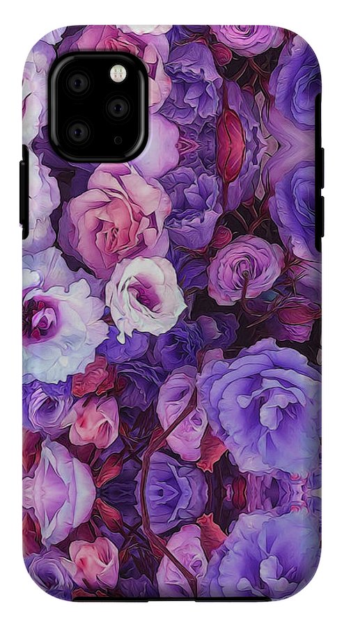 Purple Flower Kaleidoscope - Phone Case