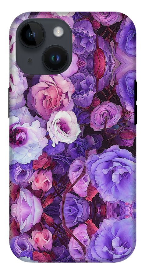 Purple Flower Kaleidoscope - Phone Case