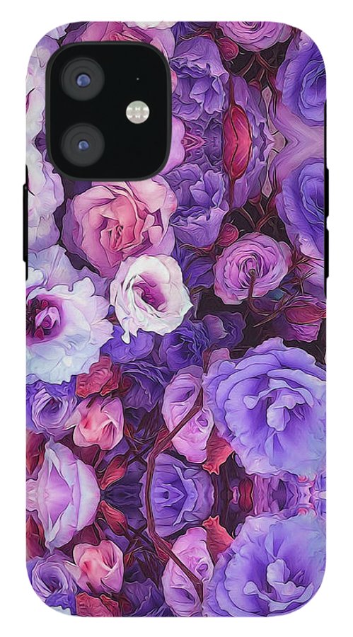 Purple Flower Kaleidoscope - Phone Case