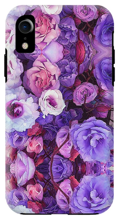 Purple Flower Kaleidoscope - Phone Case