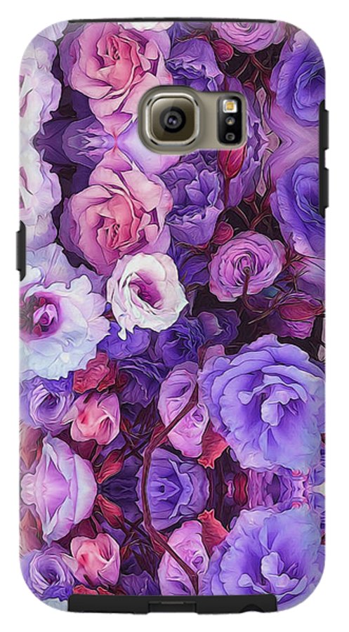 Purple Flower Kaleidoscope - Phone Case