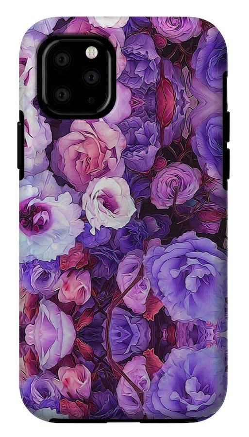 Purple Flower Kaleidoscope - Phone Case