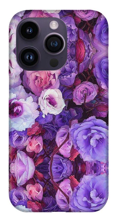 Purple Flower Kaleidoscope - Phone Case