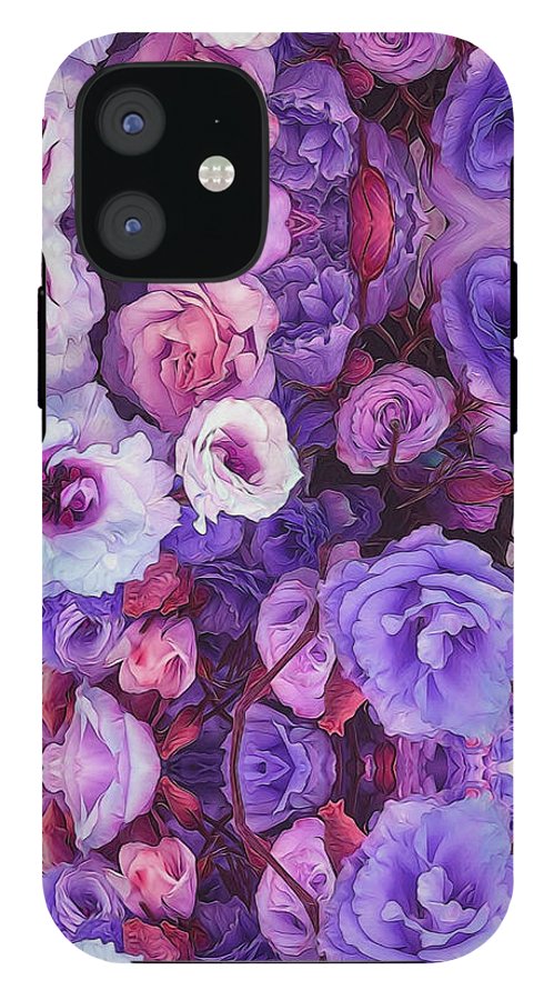 Purple Flower Kaleidoscope - Phone Case