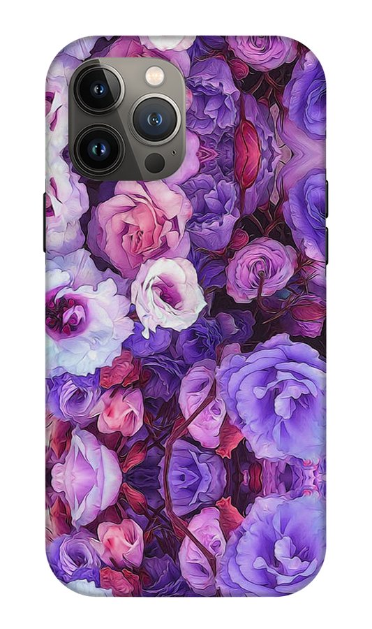 Purple Flower Kaleidoscope - Phone Case