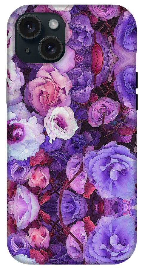 Purple Flower Kaleidoscope - Phone Case