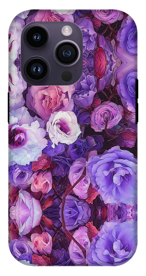 Purple Flower Kaleidoscope - Phone Case