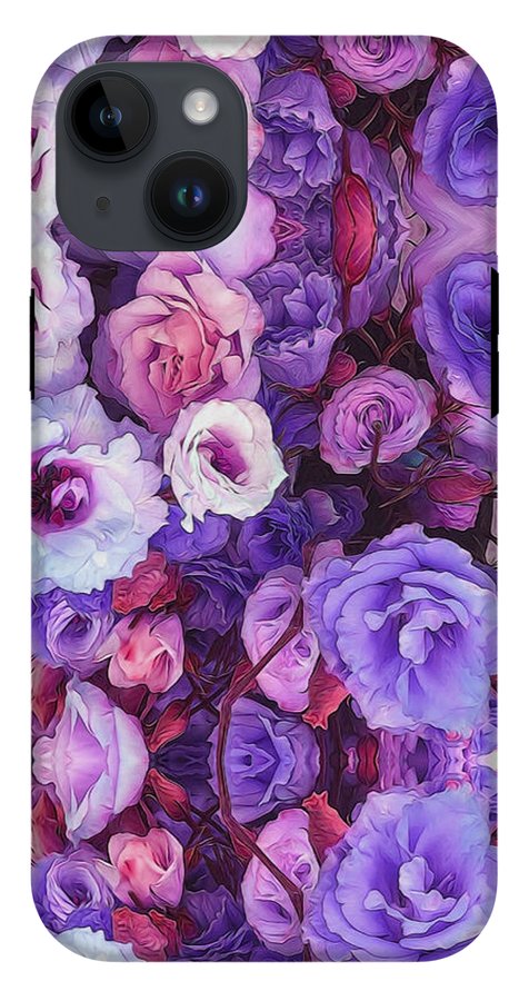 Purple Flower Kaleidoscope - Phone Case