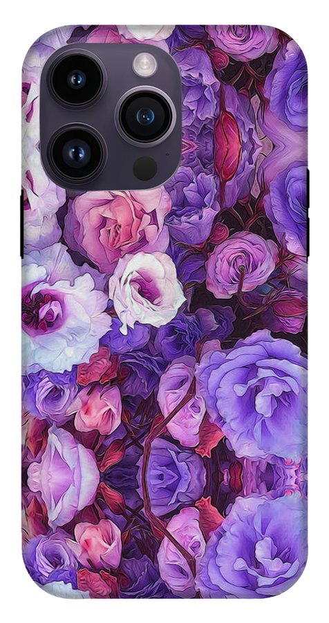 Purple Flower Kaleidoscope - Phone Case