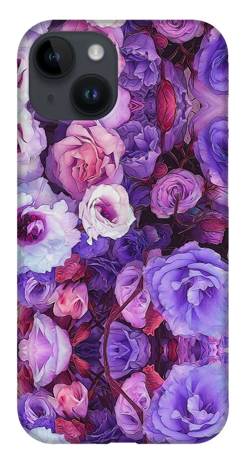 Purple Flower Kaleidoscope - Phone Case