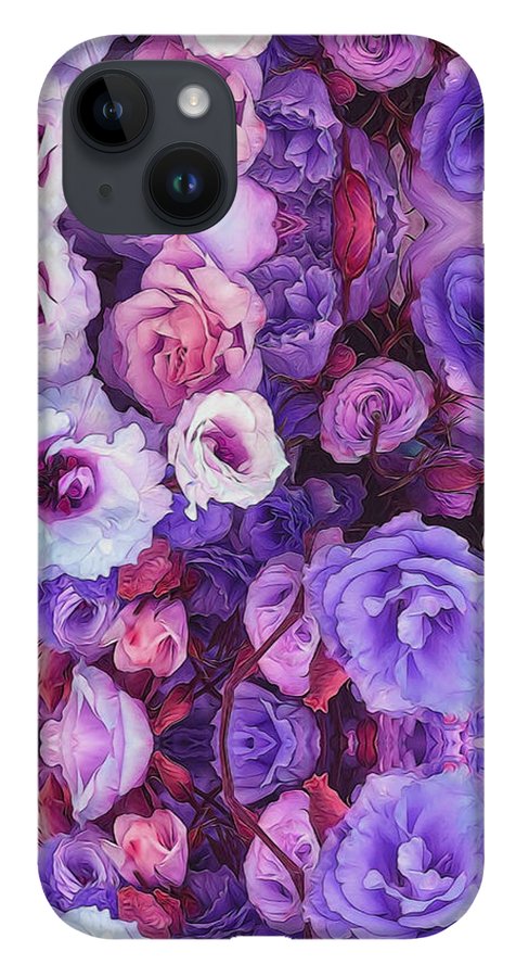 Purple Flower Kaleidoscope - Phone Case