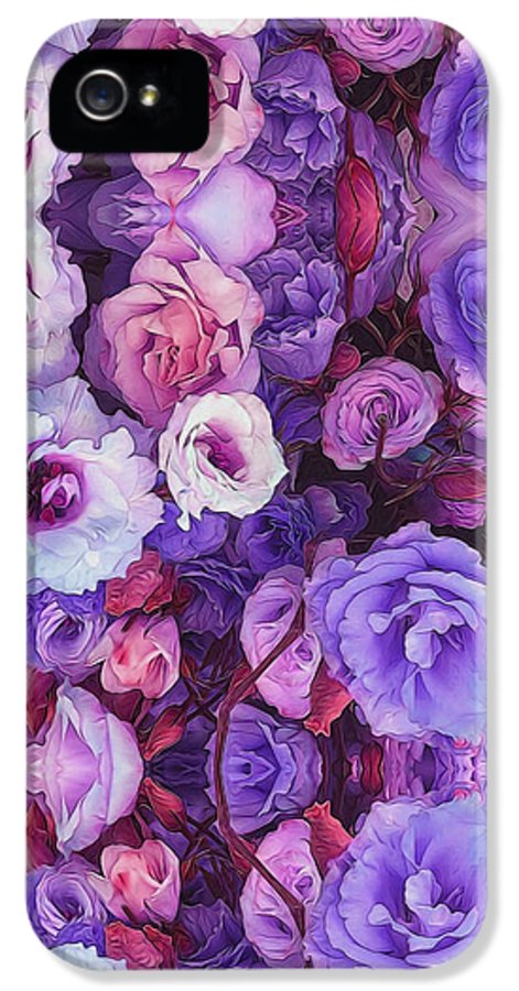 Purple Flower Kaleidoscope - Phone Case