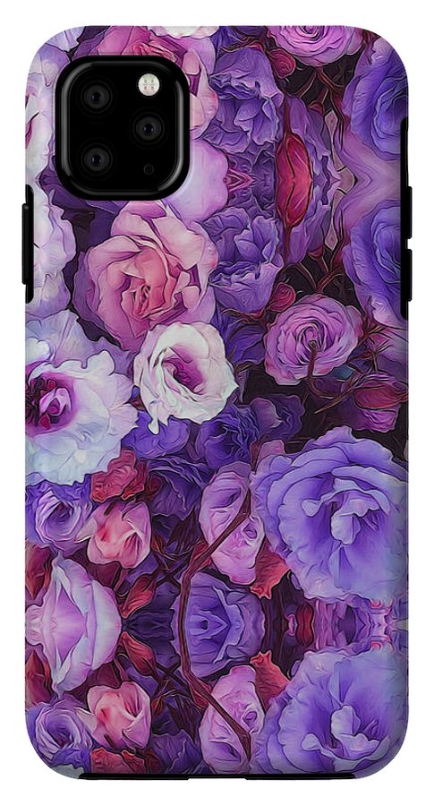 Purple Flower Kaleidoscope - Phone Case