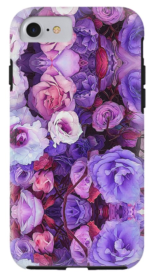 Purple Flower Kaleidoscope - Phone Case