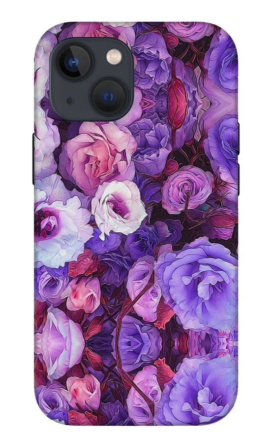 Purple Flower Kaleidoscope - Phone Case