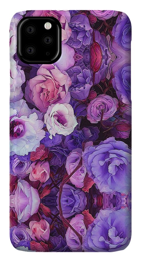 Purple Flower Kaleidoscope - Phone Case