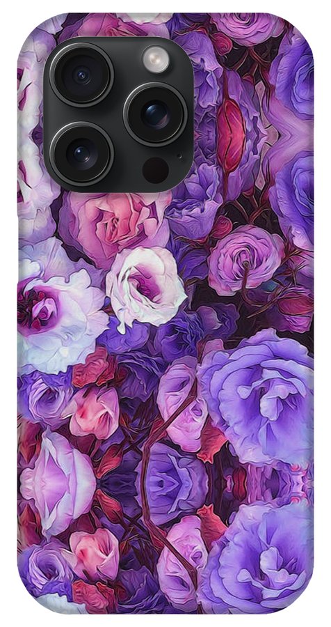 Purple Flower Kaleidoscope - Phone Case