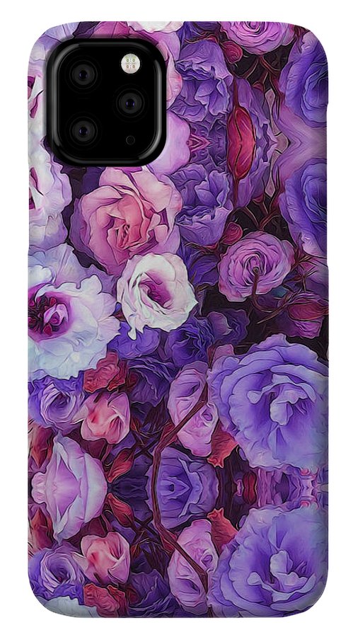 Purple Flower Kaleidoscope - Phone Case