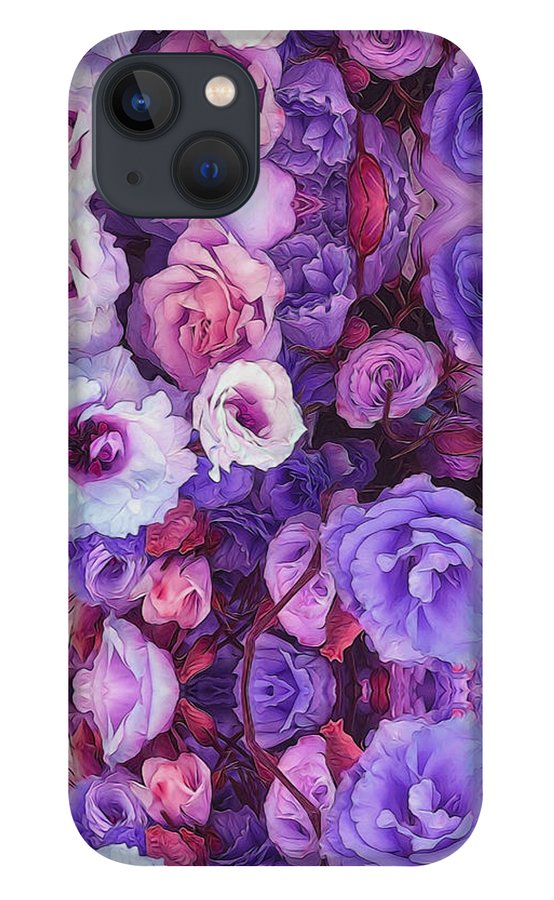 Purple Flower Kaleidoscope - Phone Case