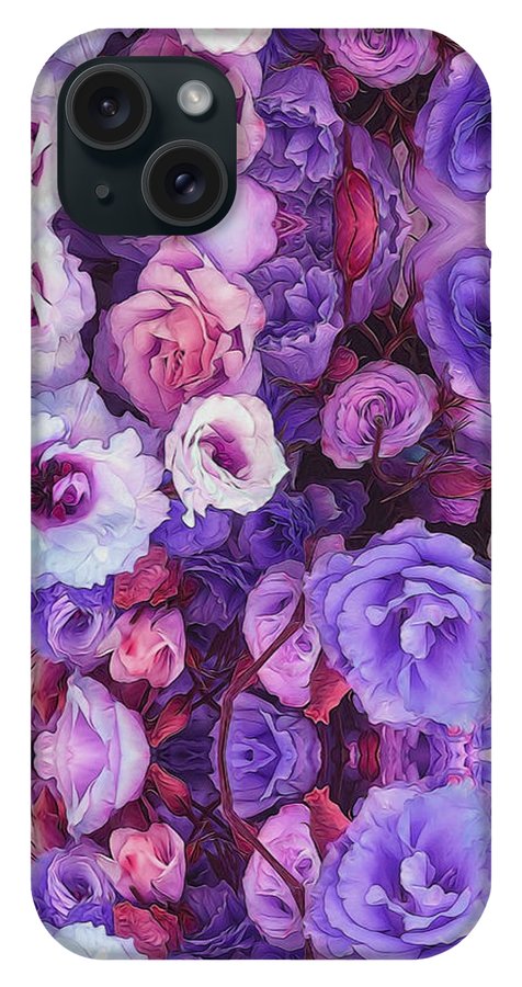 Purple Flower Kaleidoscope - Phone Case