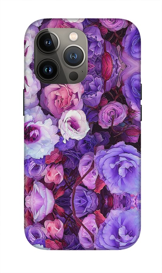 Purple Flower Kaleidoscope - Phone Case