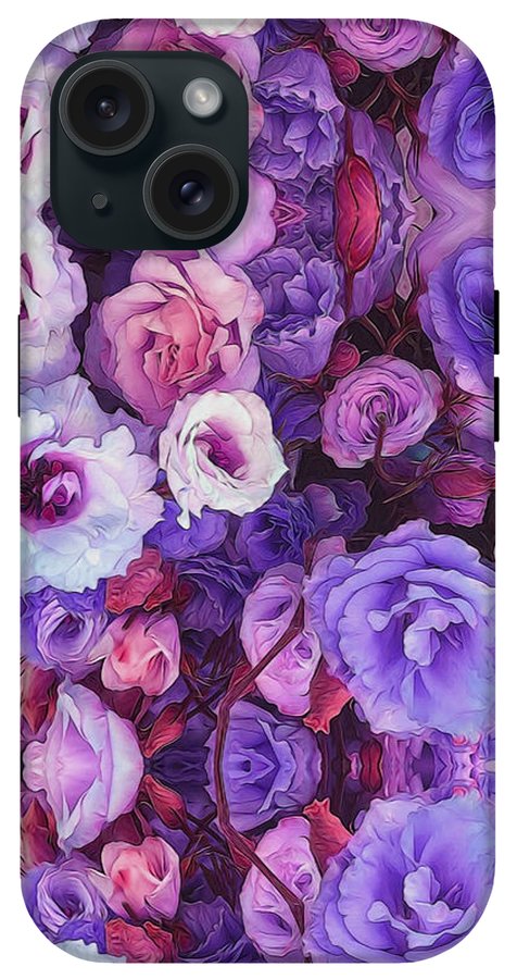 Purple Flower Kaleidoscope - Phone Case