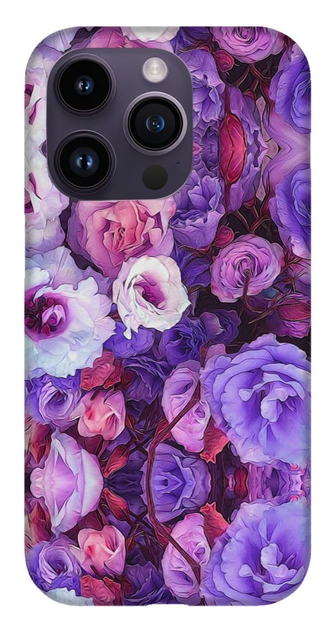 Purple Flower Kaleidoscope - Phone Case