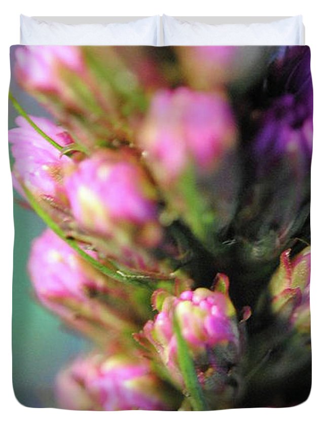 Purple Liatris - Duvet Cover