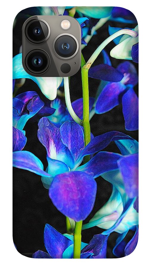 Purple Orchid Vines - Phone Case