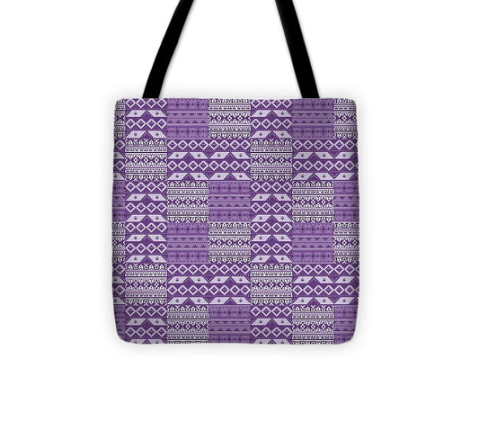 Purple Southwest Patchwork - Tote Bag