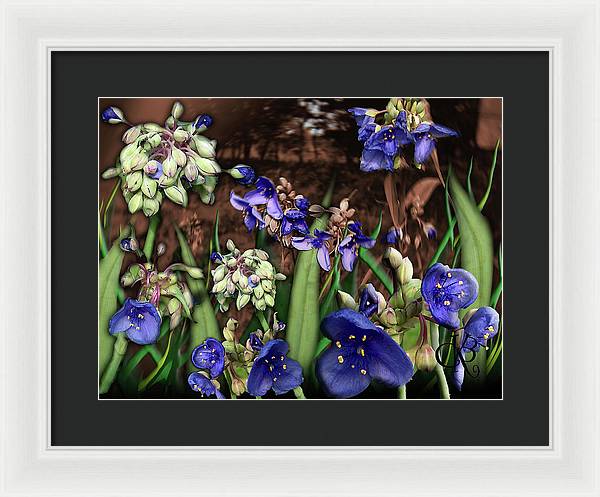 Purple Wildflowers - Framed Print