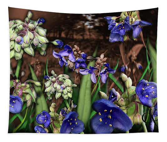 Purple Wildflowers - Tapestry