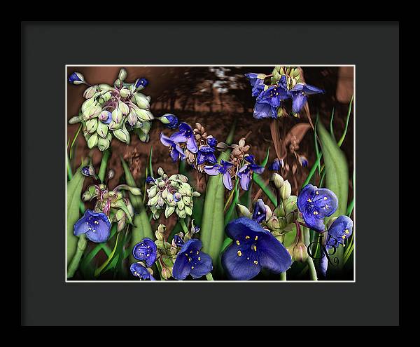 Purple Wildflowers - Framed Print