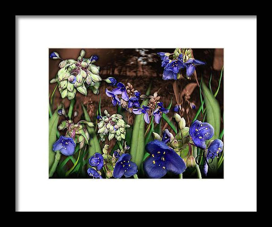 Purple Wildflowers - Framed Print