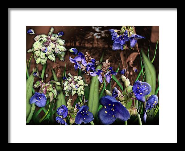 Purple Wildflowers - Framed Print