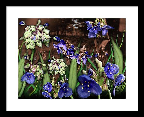 Purple Wildflowers - Framed Print