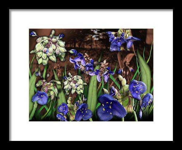 Purple Wildflowers - Framed Print