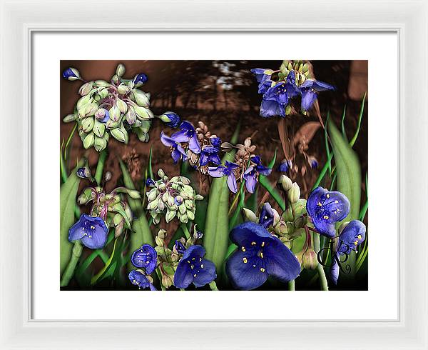 Purple Wildflowers - Framed Print