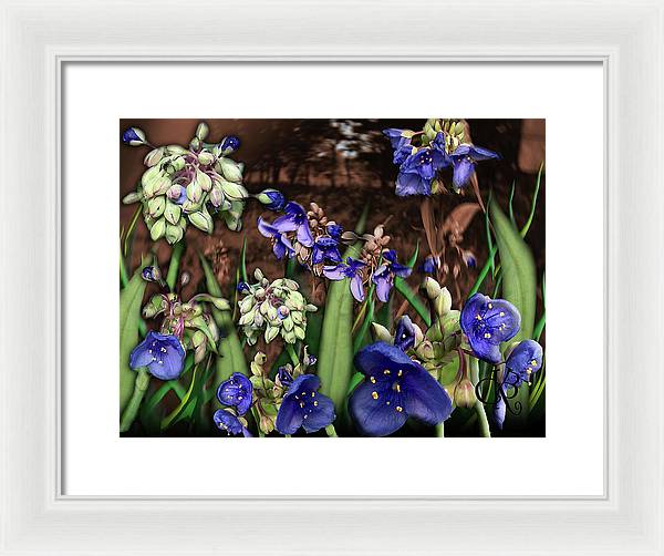 Purple Wildflowers - Framed Print