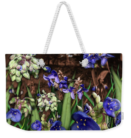 Purple Wildflowers - Weekender Tote Bag