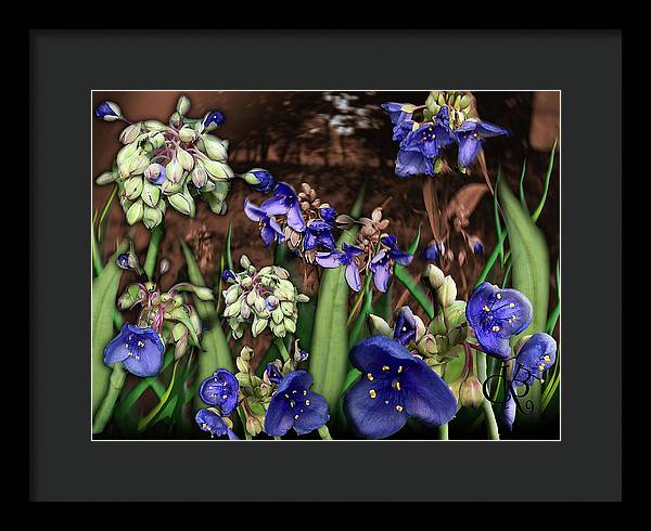 Purple Wildflowers - Framed Print