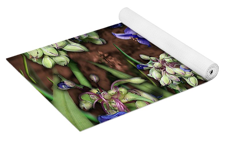 Purple Wildflowers - Yoga Mat