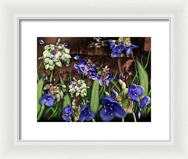 Purple Wildflowers - Framed Print