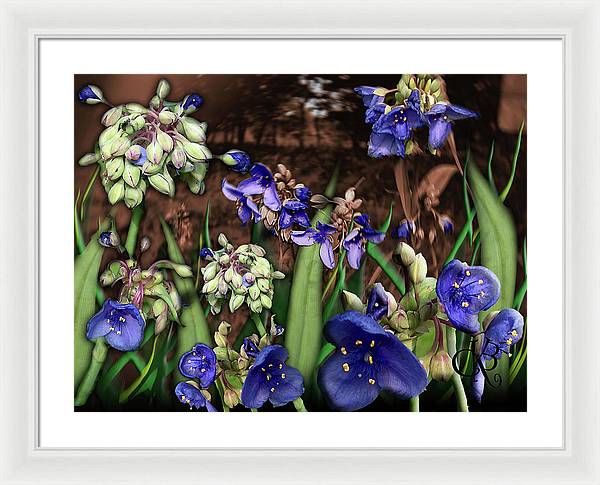 Purple Wildflowers - Framed Print