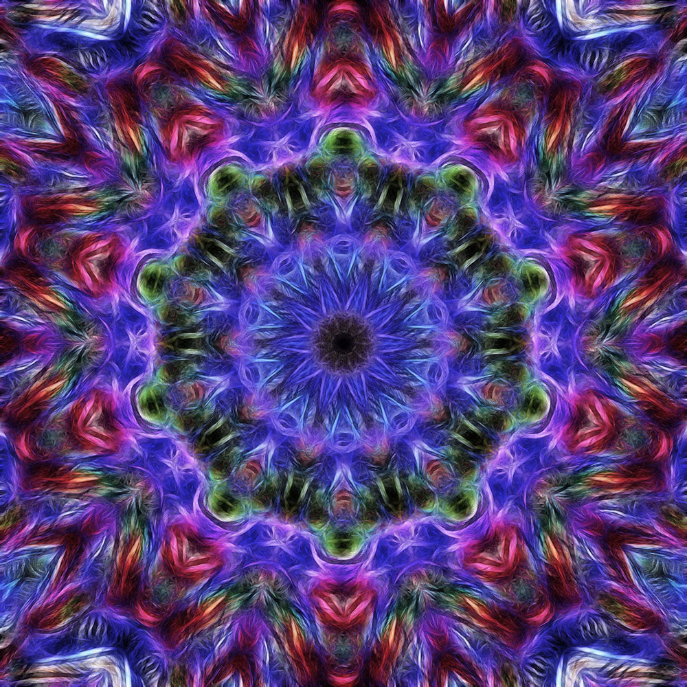 Purple Kaleidoscope Digital Image Download